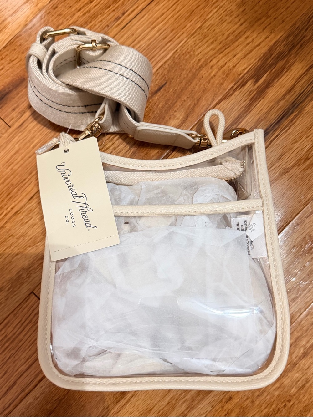 NWT Universal Thread Clear Crossbody with Adjustable Strap - Event Bag